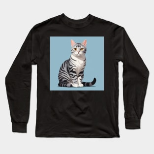 American Shorthair Cat Long Sleeve T-Shirt